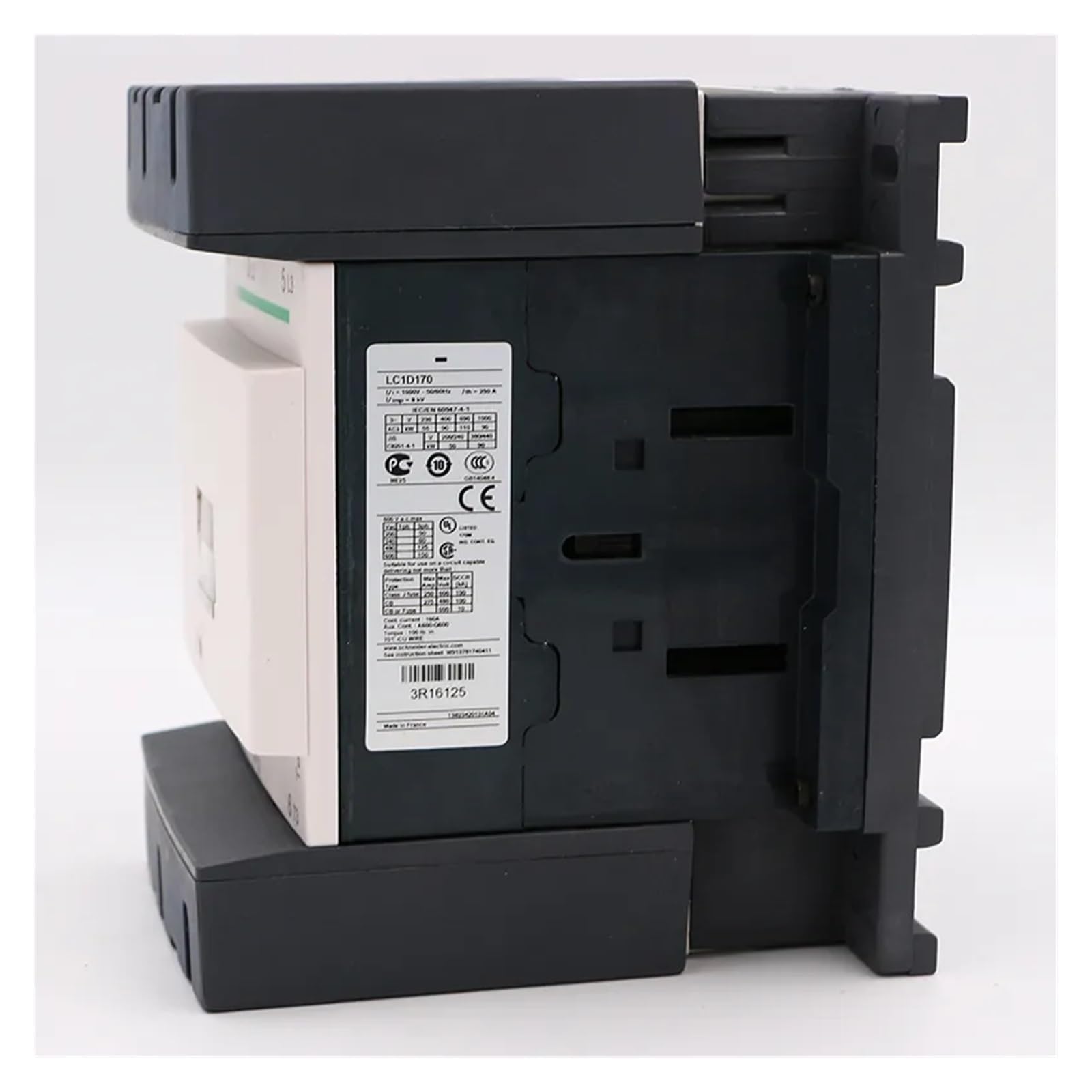 LC1D170FC7 stycznik elektromagnetyczny, 3-biegunowy, 3 NA, 170 A, 127 V AC, cewka