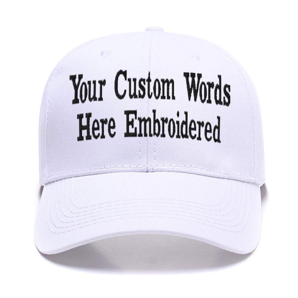 Custom Embroidered Hat Logo,Personalized Baseball Cap, Customized Kids Sun Hats,Mens Summer Trucker Cap,Outdoor Sport Ponytail Cap, Unisex Embroidered Cap, Family Matching Accessories,DAD/Mom Gifts