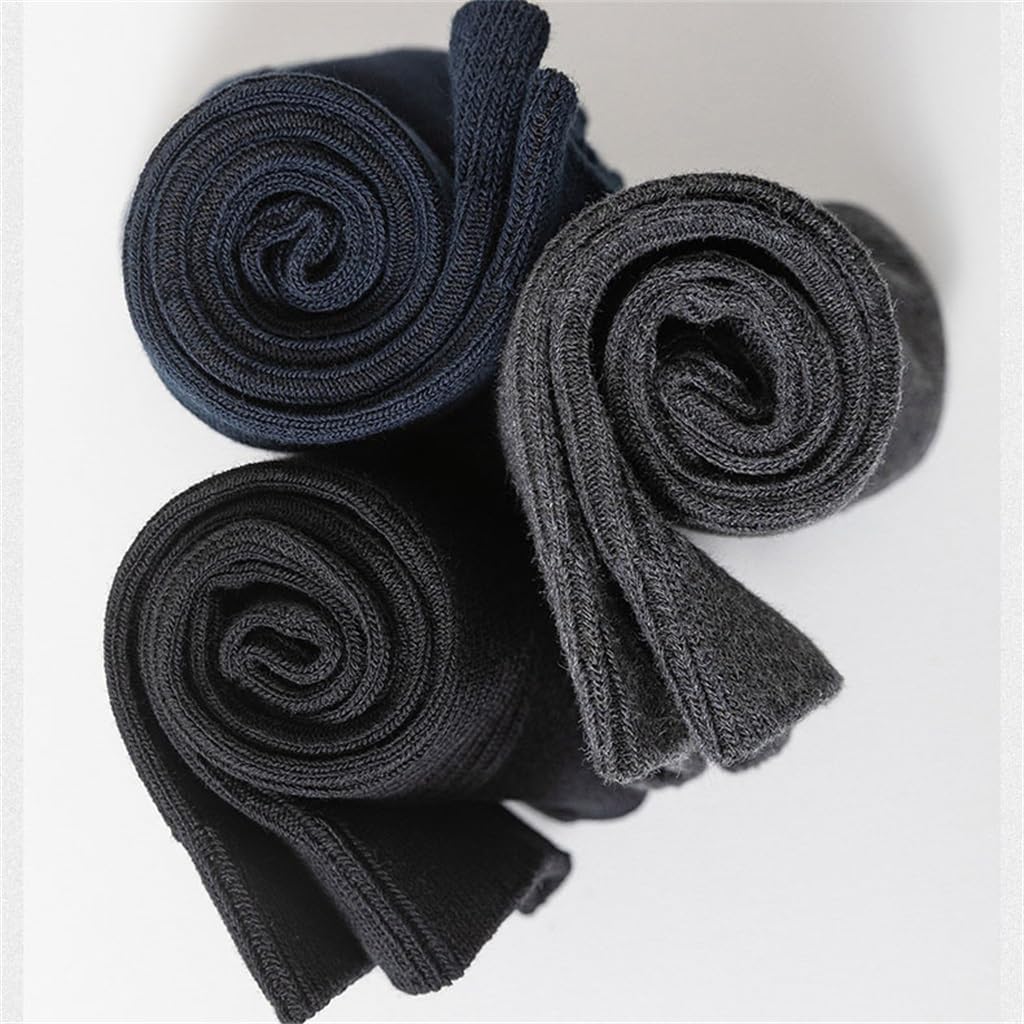 JSEIAJB Socks, Men's Mid Length Socks, Needle Vertical Stripes, Anti Pilling Men's Socks