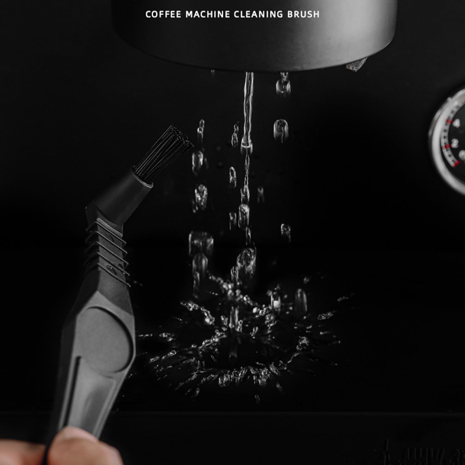 Morain 3 Spazzole per Manutenzione Macchina Espresso Spazzola A Gomito per Macinacaffè Curvo Accessori Professionali per Caffetterie