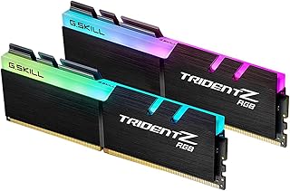 G.SKILL Trident Z RGB Series (Intel XMP) DDR4 RAM 16GB (2x8GB) 3200MT/s CL14-14-14-34 1.35V Desktop Computer Memory UDIMM (F4-3200C14D-16GTZR)