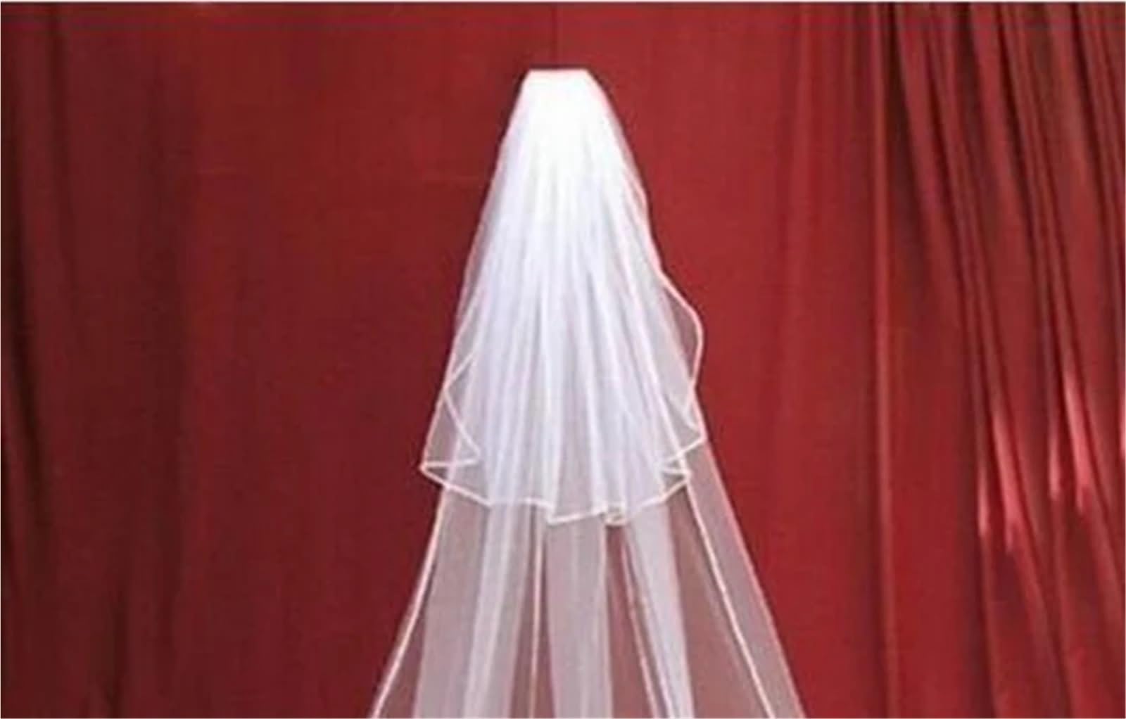 Genérico 2-Layer Bridal Veil Long Wedding Veil with Elegant Velo de Novia Wedding Accessories Velo de Novia