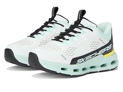 SKECHERS KIDS Skechers Hands Free Slip-Ins, Glide-Step + - Vista Lane 303654L (Little Kid/Big Kid) Girls Shoes White/Black/Turquoise