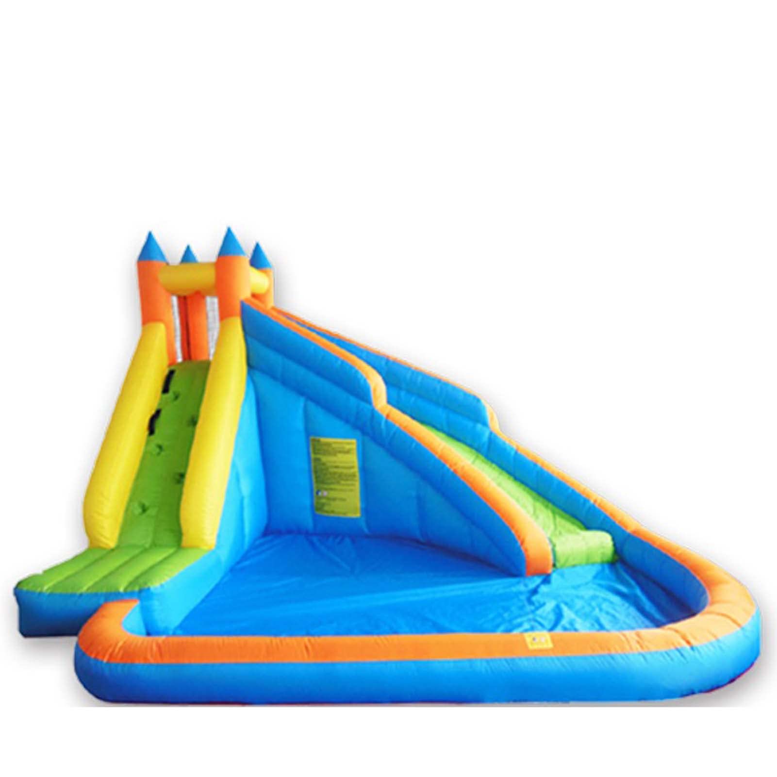 ROLTIN Decorsure Inflatable Water Park Inflatable Bounce House Backyard Jump Bouncing Castle, Water Slide Bounce Room Trampoline Toys for Children