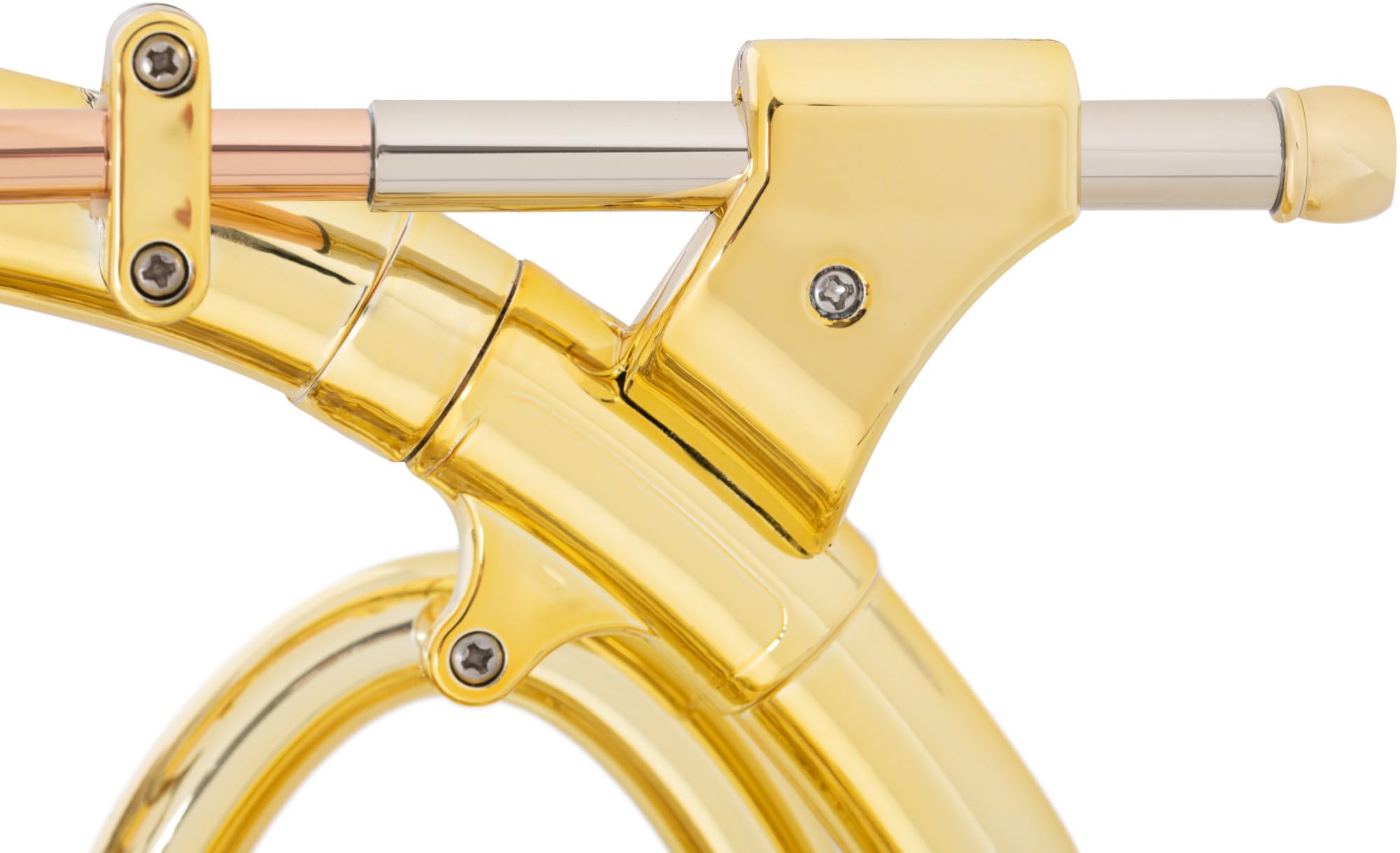 Classic Cantabile WH-20GD MardiBrass Kunststoff F-Waldhorn Gold - inkl. Mundstück & Hülle mit Rucksackgurten - Für Anfänger und Profis - Wetterfest und Wasserdicht - leichtes, stabiles Instrument