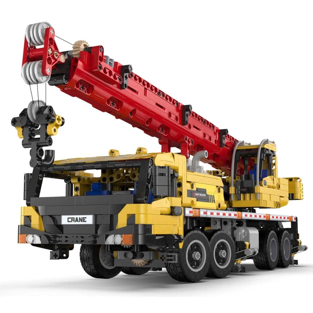 CaDA Functional Crane Truck - 1831 Piece Brick Model Kit C61081W