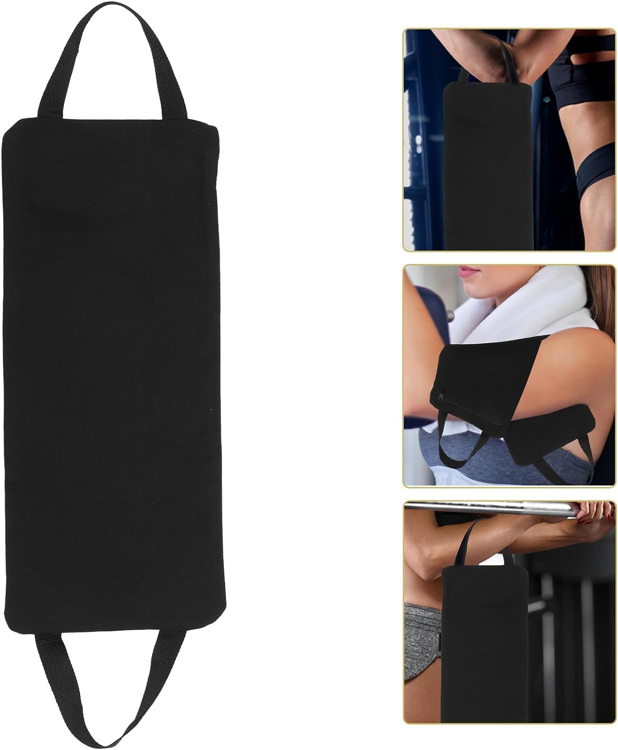 Yoga-Sandsack,Tragbare ungefüllte Zwei-Griff-Design-Sandsäcke für Yoga Gewichte und Training