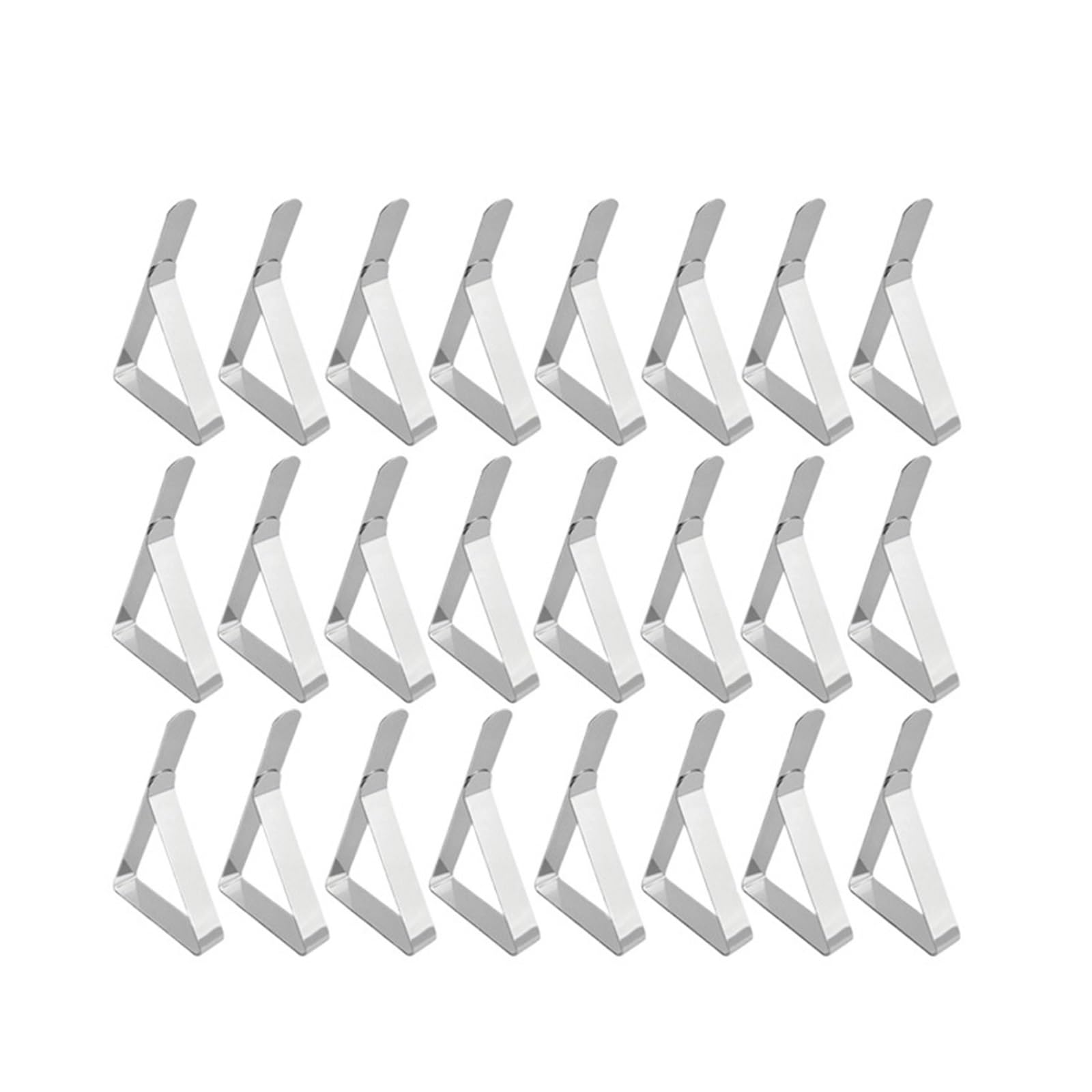 Tischdeckenklammern Stainless Steel Anti-Slip Tablecloth Clips Non-Slip Tables Cover Securing Clamps Clip Wedding Camping Promenade Table