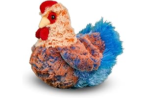 Douglas Henrietta Blue Lace Hen Chicken Plush Stuffed Animal