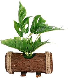1Pc Artificial Bonsai Desktop Miniascape Plastic Potted Miniature Landscape Home Bonsai Office Miniascape (Green)