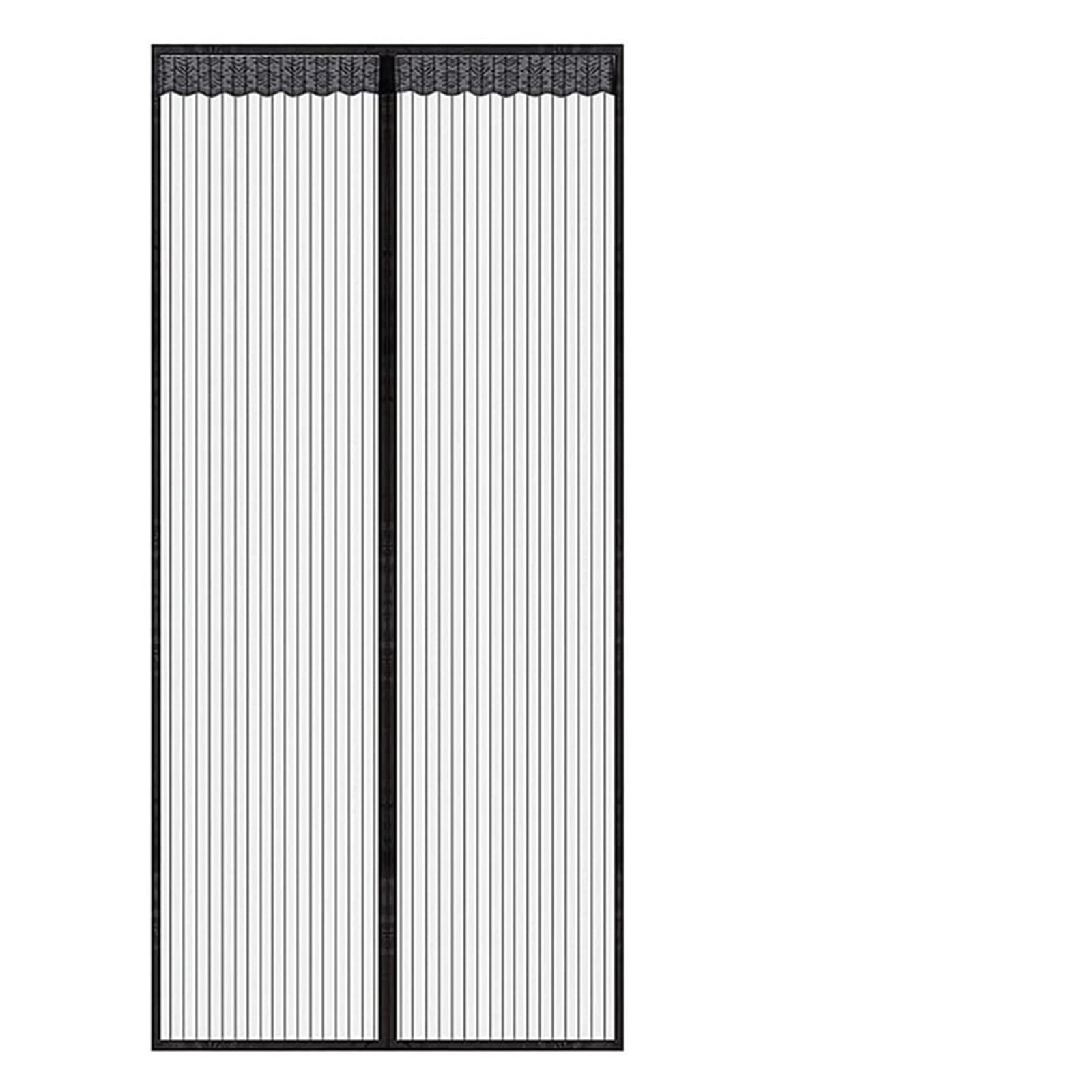 Moustiquaire magnétique pour porte à fermeture automatique et étanche aux insectes