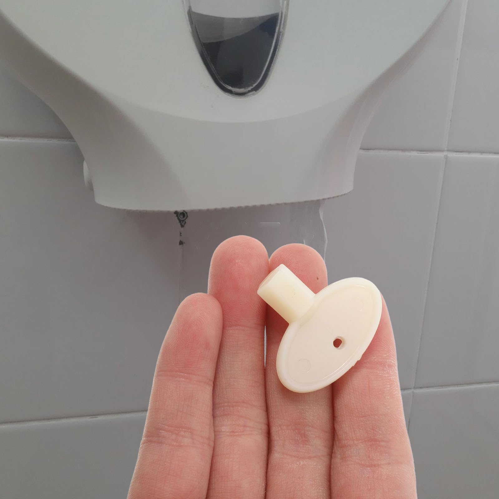 TOPBATHY Llave para Dispensadores de Papel Higiénico Comerciales Repuesto Portarrollos Cierre Seguro