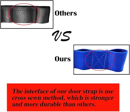 Miniatura 4 de Correa de puerta ajustable para Jeep Wrangler TJ YJ JK JKU JL JLU, correa de control de limitación de puerta para Jeep Wrangler, correa resistente