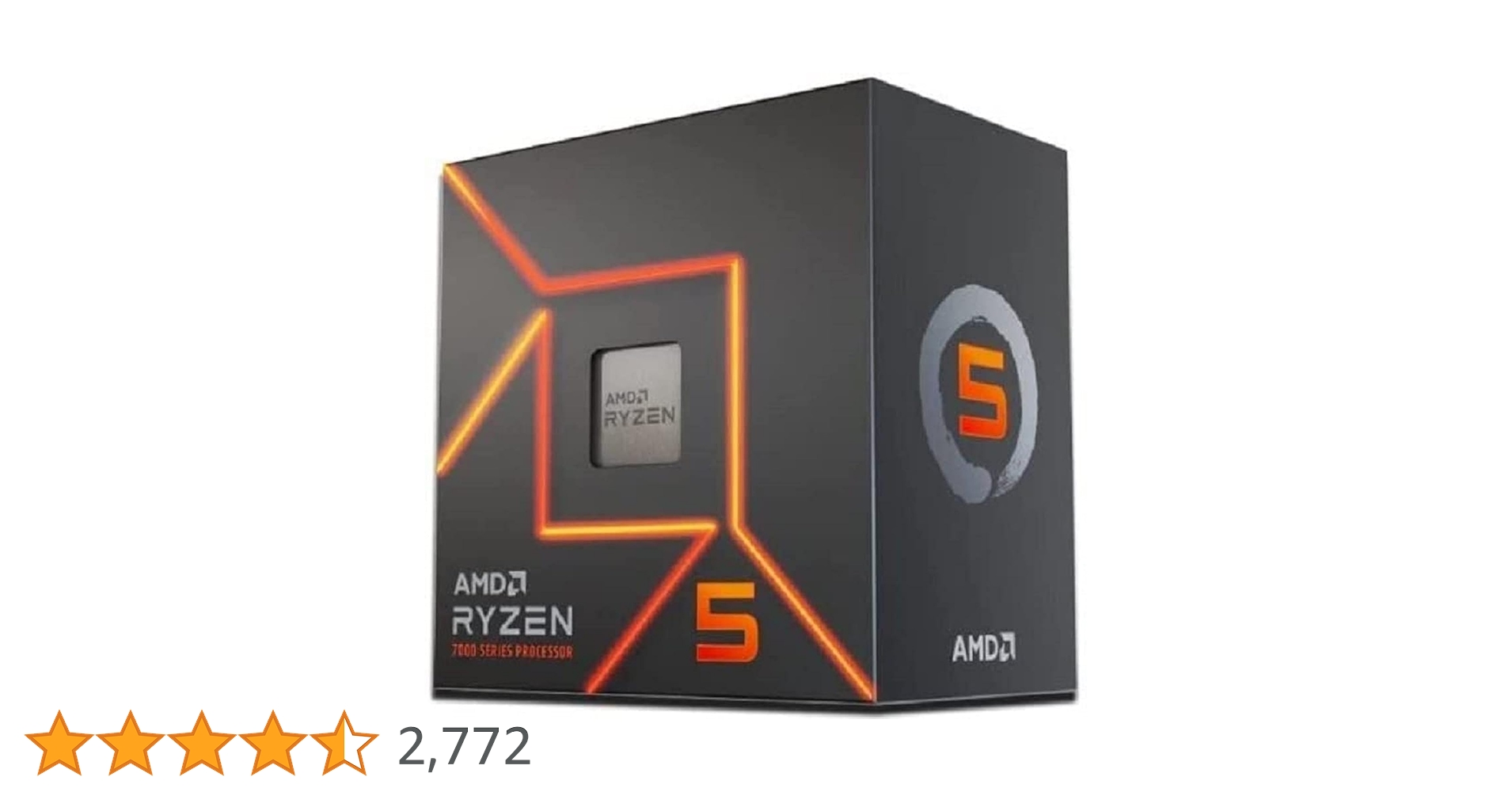 CPU AMD Ryzen 5 7600 AMD Ryzen™ 5 7600 6-Core, 12-Thread Unlocked Desktop Processor