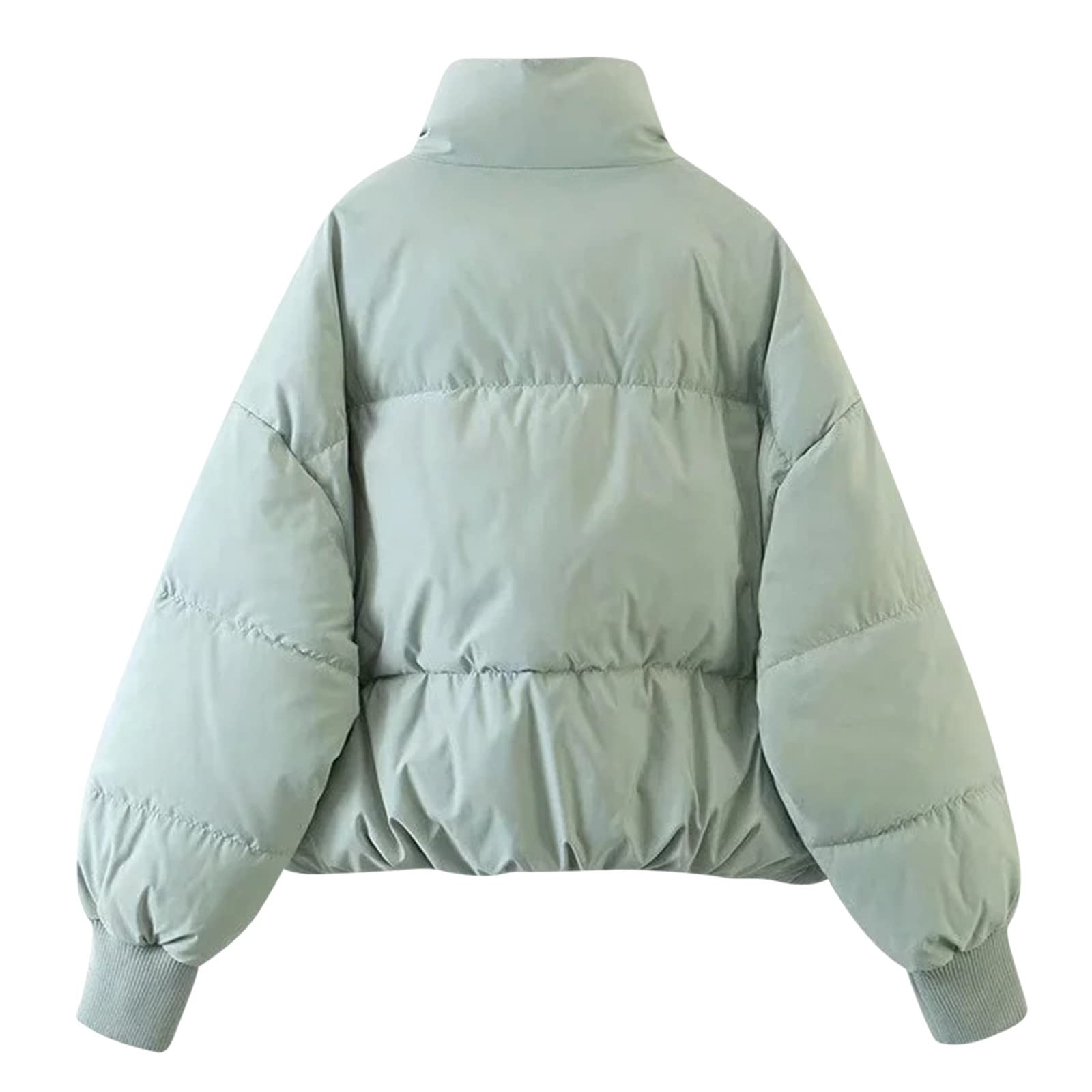 Giacca invernale da donna corta in piumino, elegante inverno e caldo, piumino da donna, leggero, con collo a risvolto, antivento, protezione dal freddo, per attività all'aria aperta, traspirante,