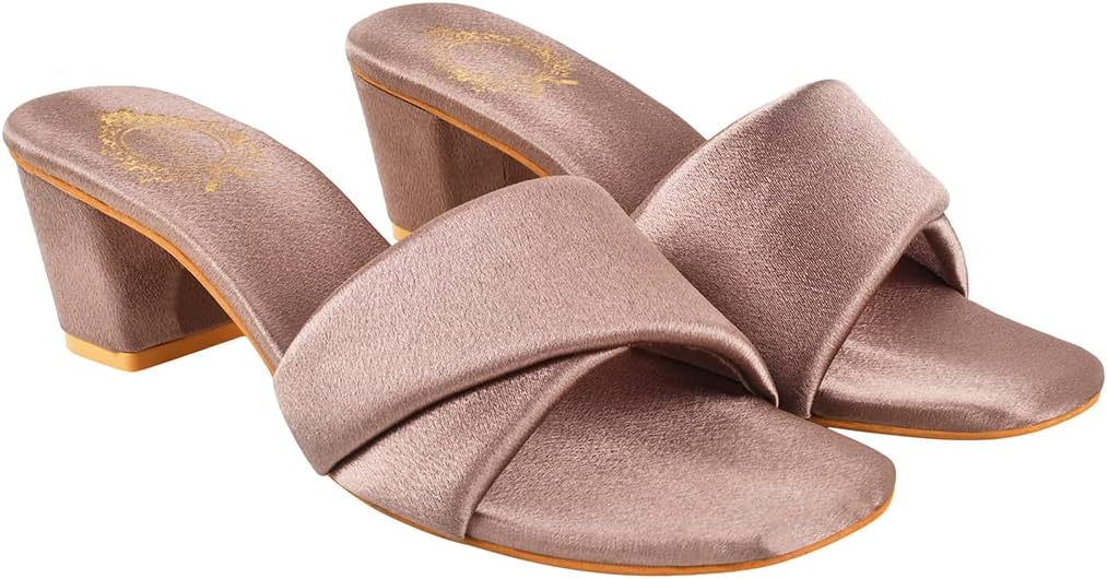 ShoetopiaStylish Solid Block Heels For Women & Girls