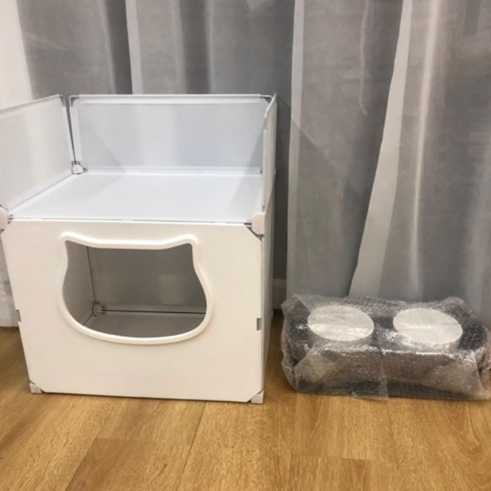 Amazon.co.jp: 屋内用猫コンドミニアム - 半閉鎖型ユニバーサル