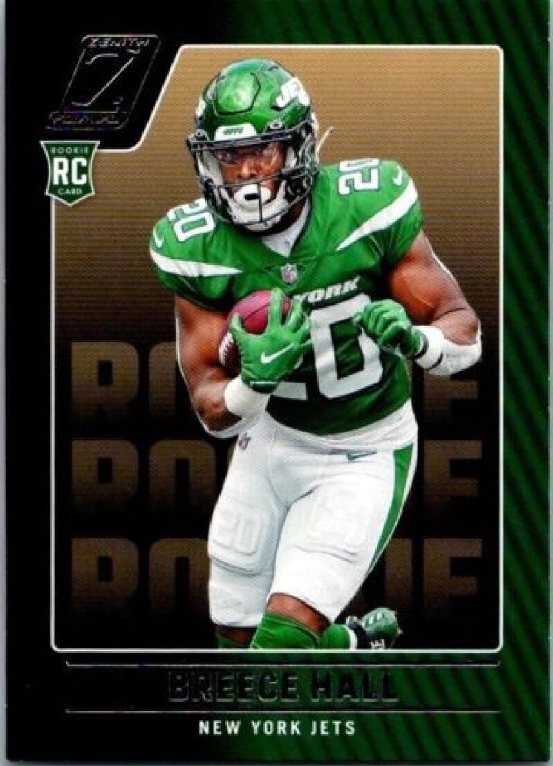 2022 Panini Zenith #114 Breece Hall New York Jets NFL Football Card (RC - Rookie Card) NM-MT