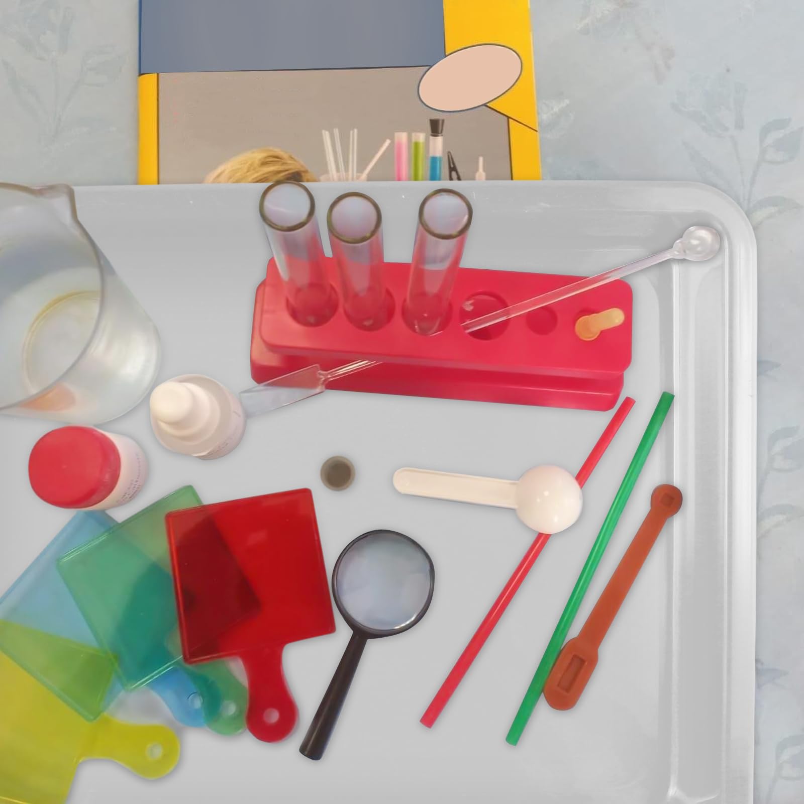 MANCHAP Lot de 30 plateaux en plastique pour activités artistiques - 27,5 x 21 x 3 cm - 5 couleurs