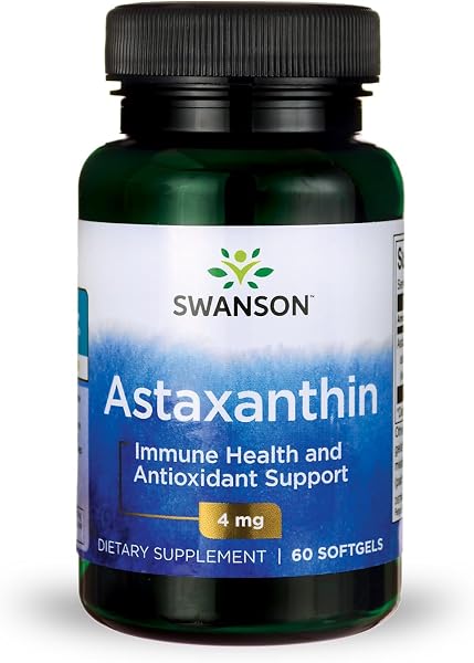 Astaxanthine Swanson 4 mg pour antioxydant