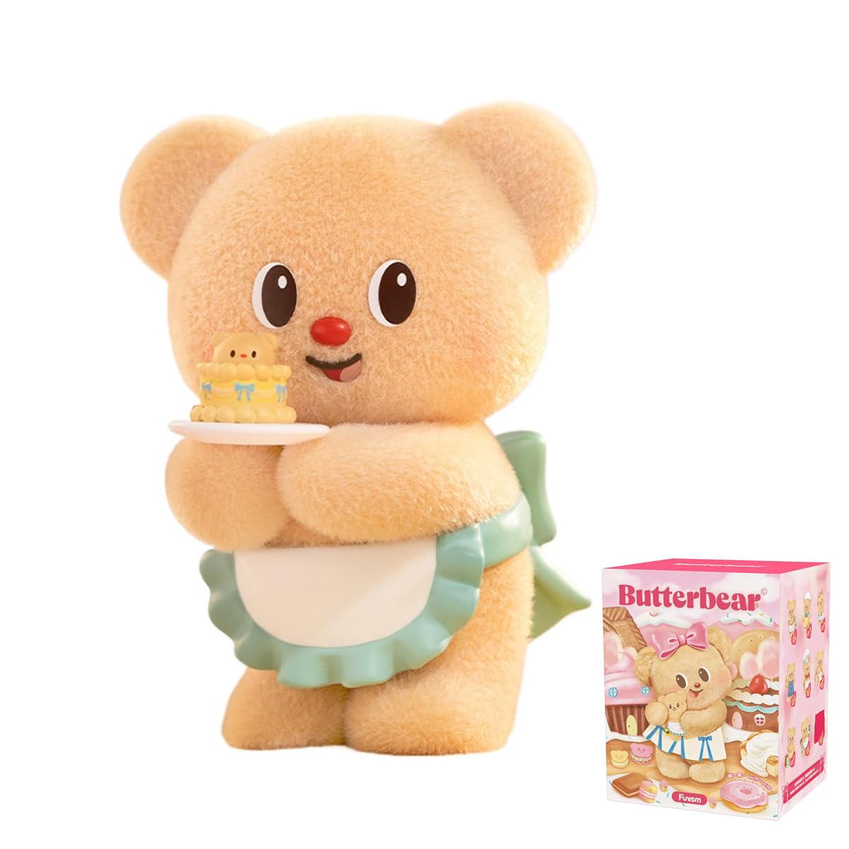Butter Bear My Buttery Bakery Series Blind Box Action Figures Mystery Box Cute Random Toys Birthday Gift Christmas Collectible Toy for Desktop Ornaments, 1PC