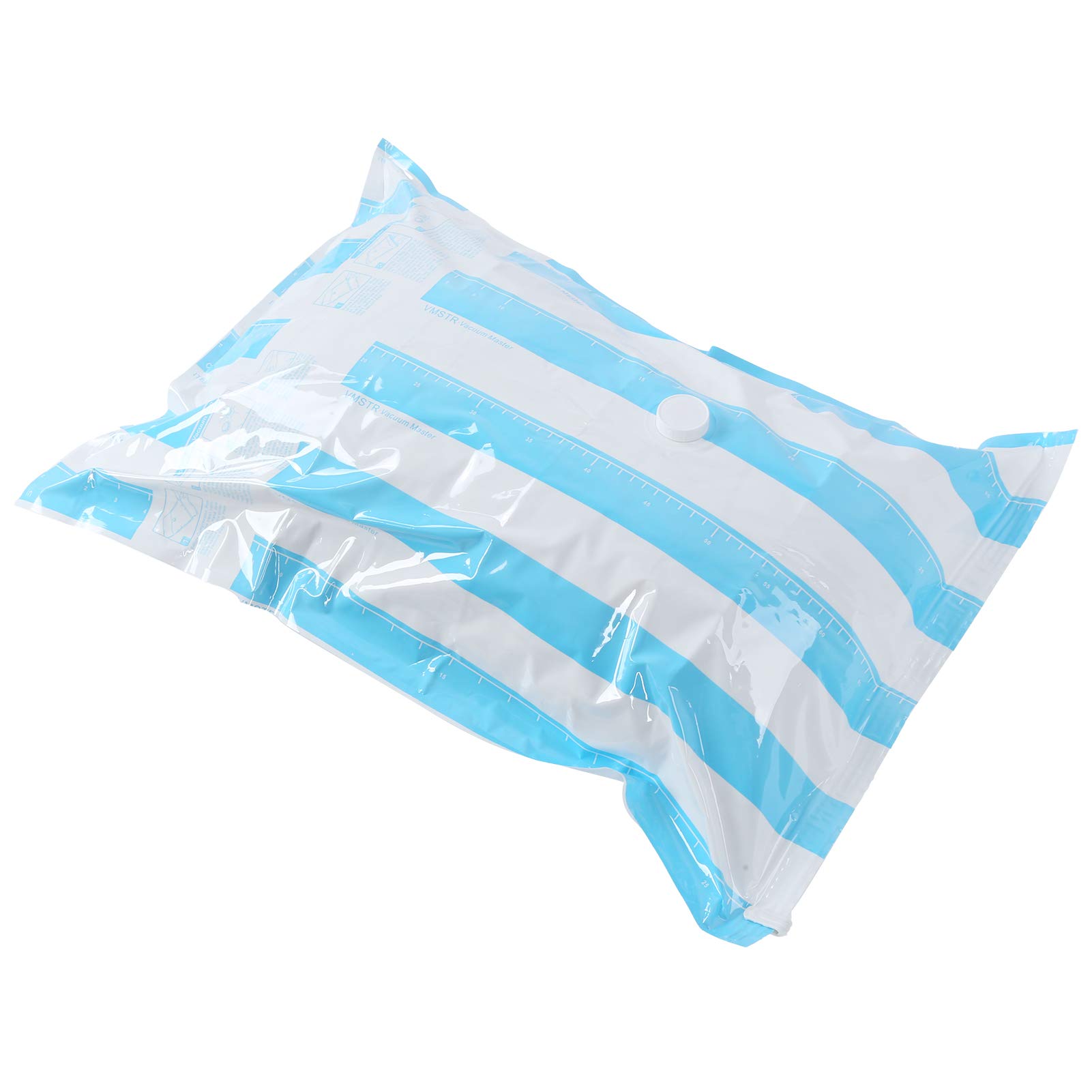 Bolsas de vacío de viaje reutilizables para ropa |Paquete de 10 bolsas de compresión que ahorran espacio |Almacenamiento a prueba de fugas para mantas/edredones/toallas |La (70 * 50CM)