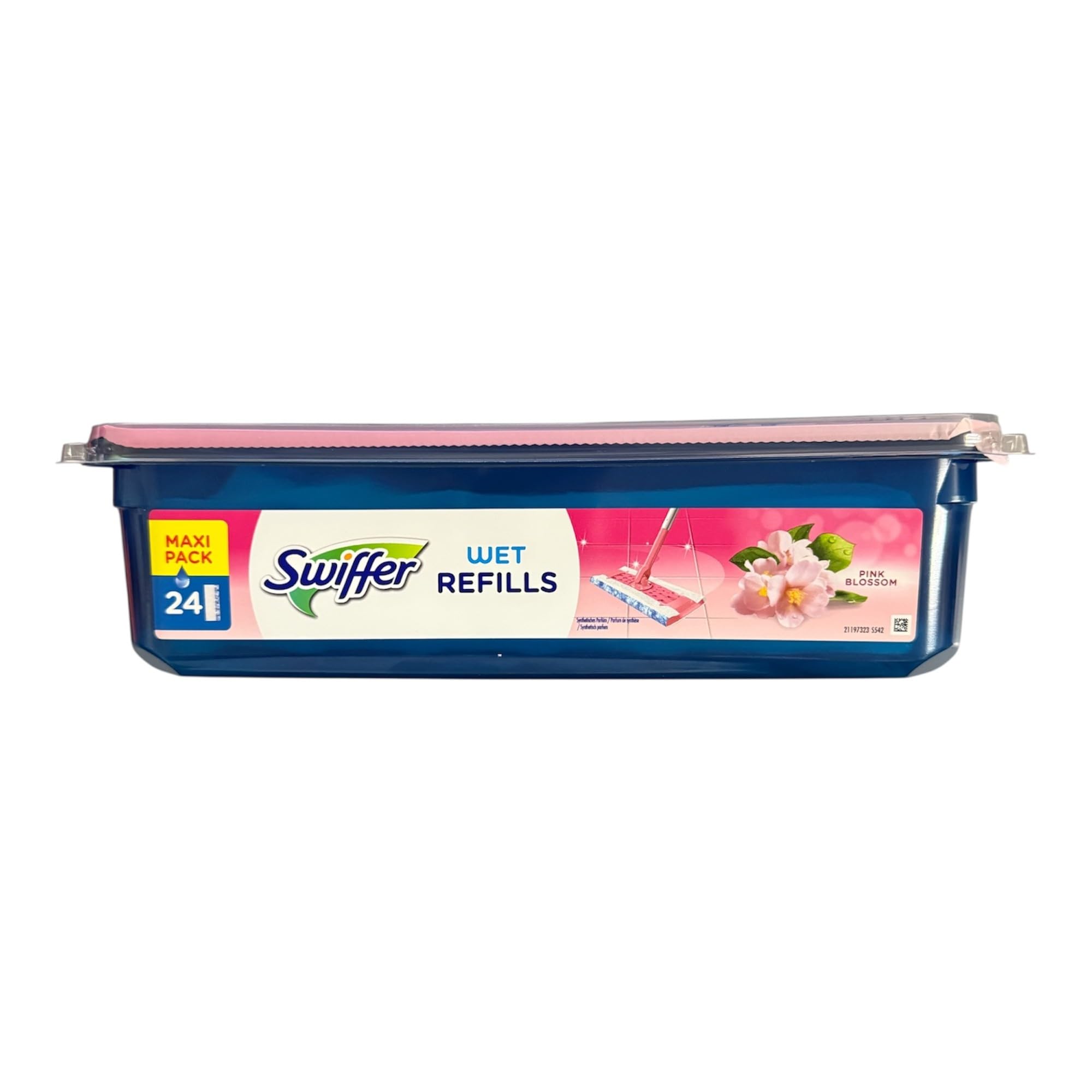 Swiffer Lot de 24 lingettes humides Pink Blossom - Édition limitée