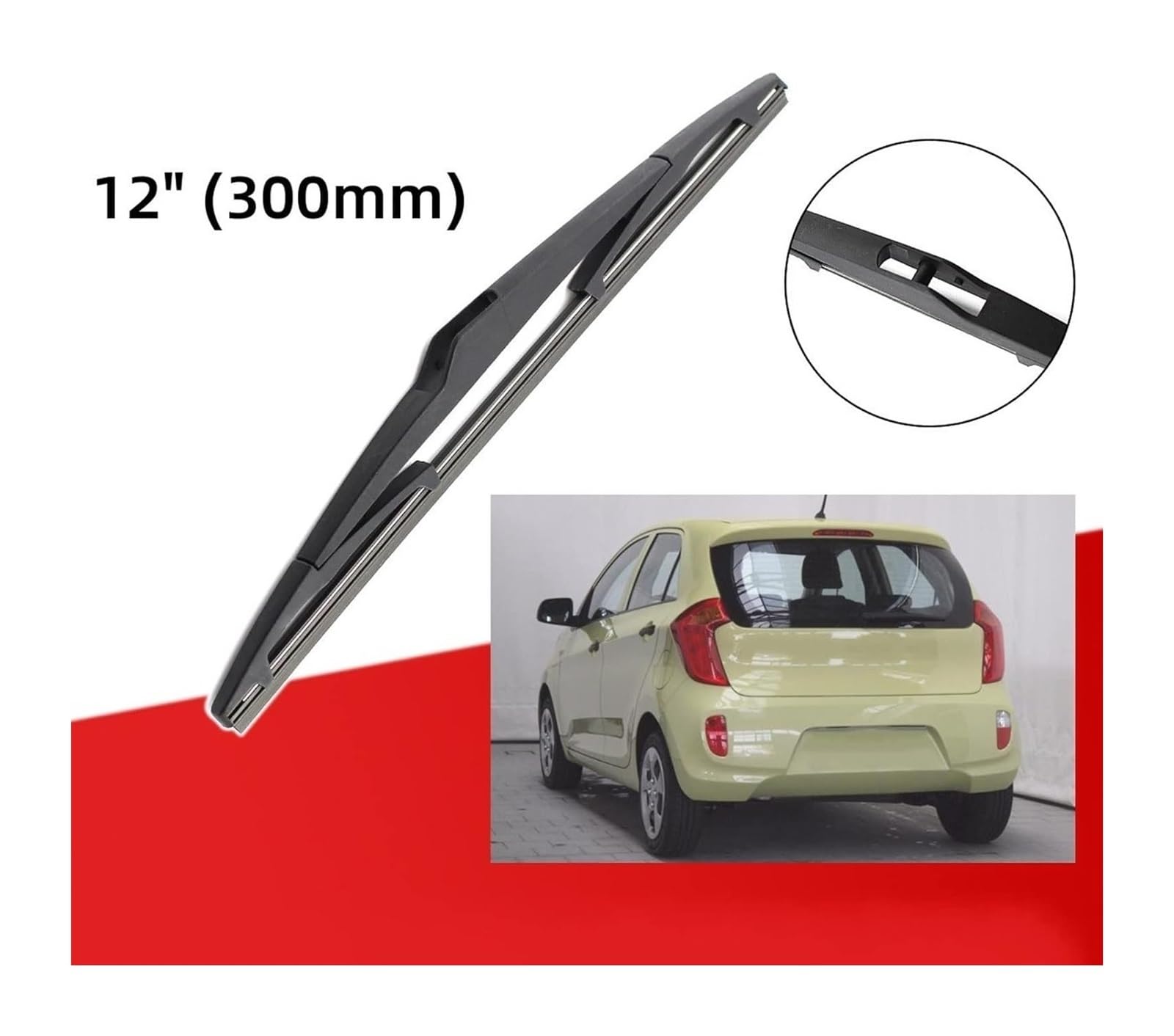 Spazzole Tergicristallo Per KIA Per Picanto TA MK2 Hatchback 2011-2017 Spazzole Tergicristallo Posteriori Accessori J Gancio Parabrezza Spazzole Tergicristallo Per Auto