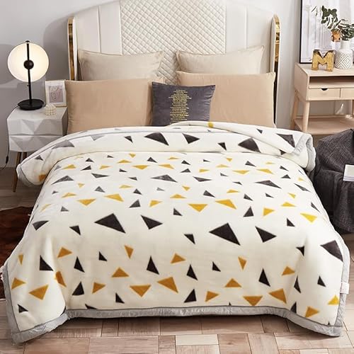 Coperta di Visone Coreano, Inverno Stampato Coreano Mink Blanket, Peluche Spessa Faux Mink Queen Throw Blanket 2 Strati Reversibile Raschel Letto Blanket per Divano, Divano o Letto,J,59x79in Coperta di Visone Coreano, Inverno Stampato Coreano Mink Blanket, Peluche Spessa Faux Mink Queen Throw Blanket 2 Strati Reversibile Raschel Letto Blanket per Divano, Divano o Letto,J,59x79in