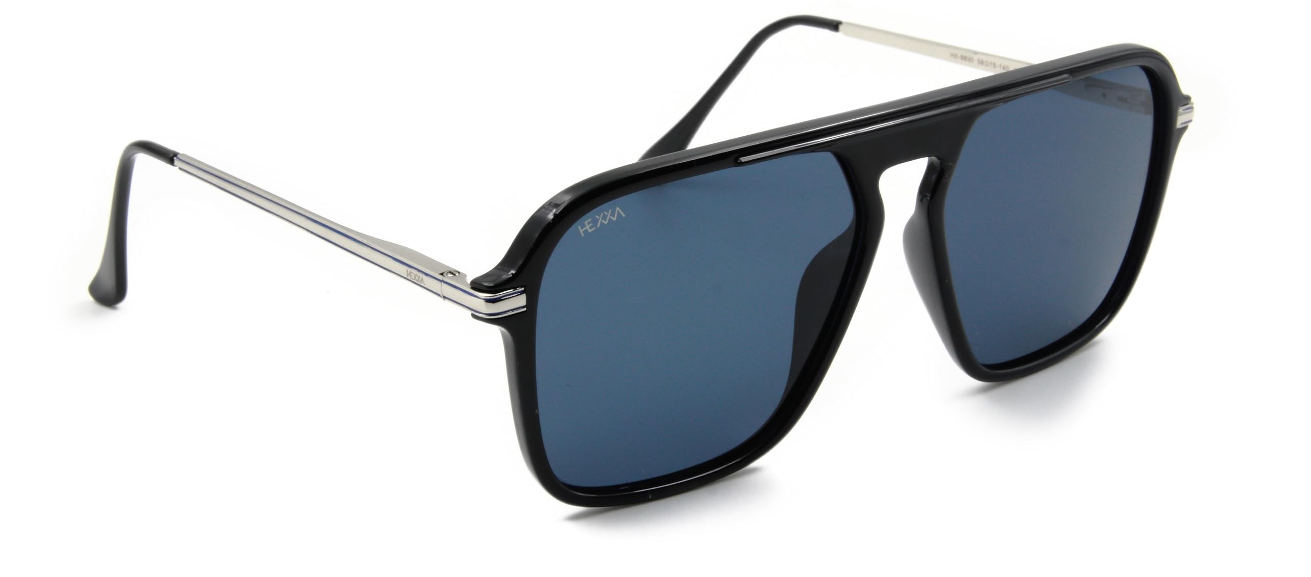 HEXXAWayferer Sunglass For Women And Men UV Protection Rectangular Sun glasses || Stylish Sun Glasses for Men Women with Storage Box Glasses Cloth Pack of 1 (8830)