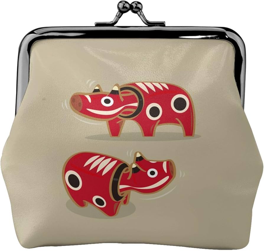 赤べこポーチ 革製品 2026年1月1日20時再販予定】体がユラユラ揺れる【赤べこポーチ