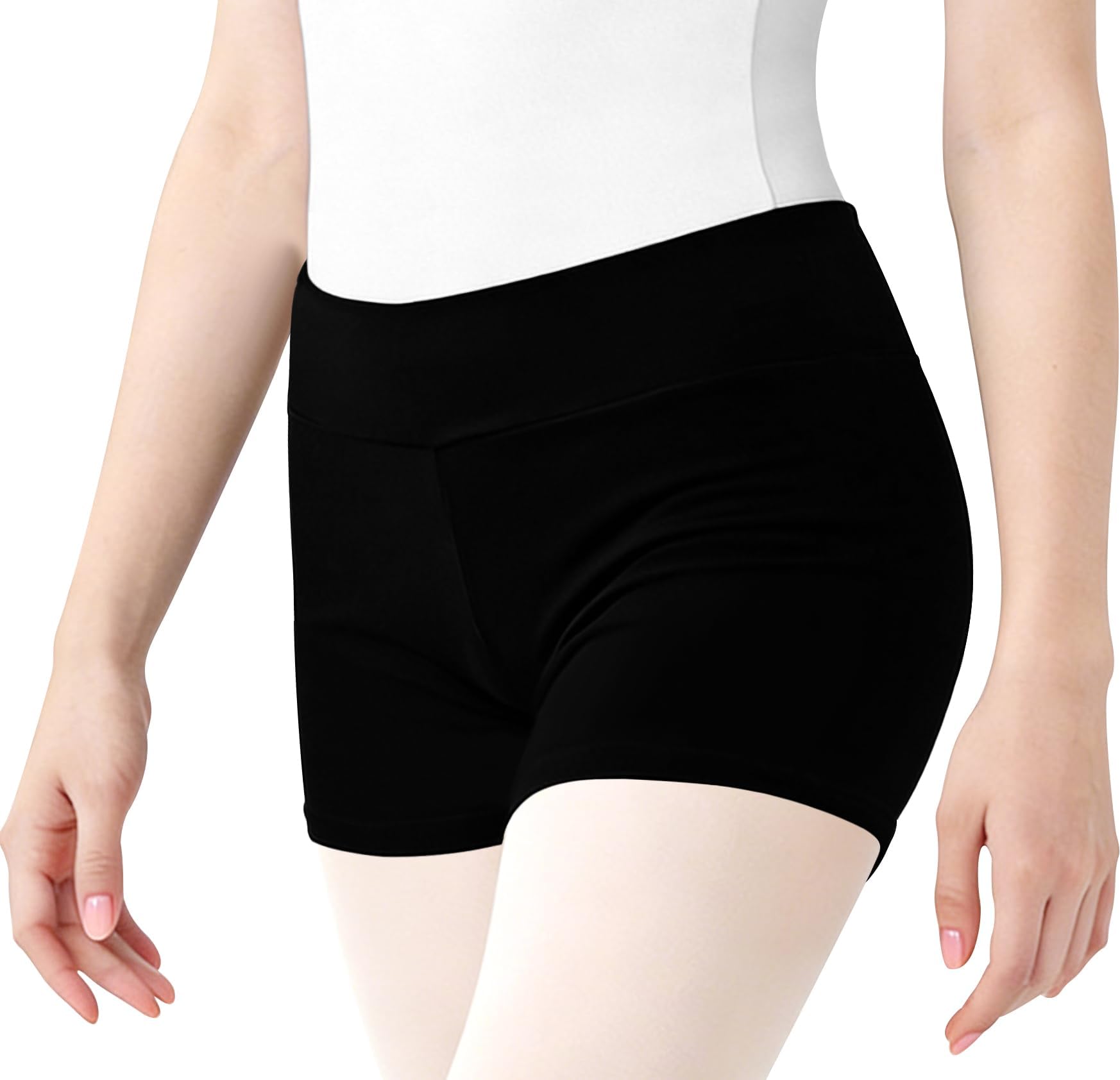Women and Girls Basic Ballet Shorts Classic Dance Yoga Gymnastics Sports Training Shorts