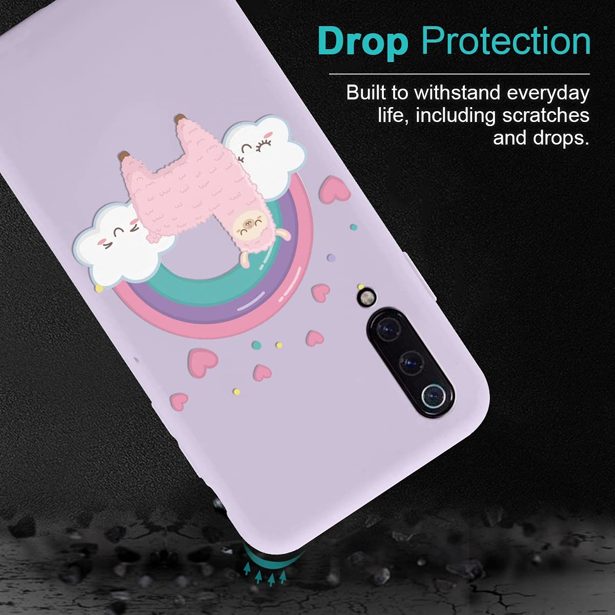 Yoedge per Xiaomi Mi 10T / 10T PRO Cover, Ultra Slim Custodia Silicone con Queen King Corona