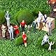 30 Stück Mini Person Figurine, Modellbau Figuren, Bemalte Sitzende, Miniatur Kunststoff Personen Figuren, Mini Menschen Figuren für Miniaturszenen, Zug, Eisenbahn, Sandtisch, Maßstab 1:50
