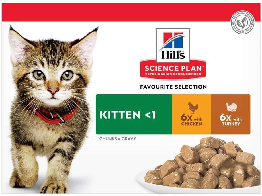 Cat Food Hills Feline Kitten Mpk Cig Poultry (12Pk) 85g