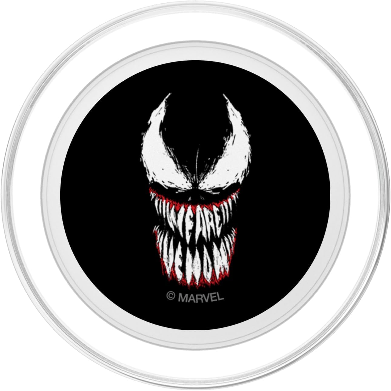 Marvel We Are Venom Face Grin PopSockets MagSafe PopGrip for iPhone