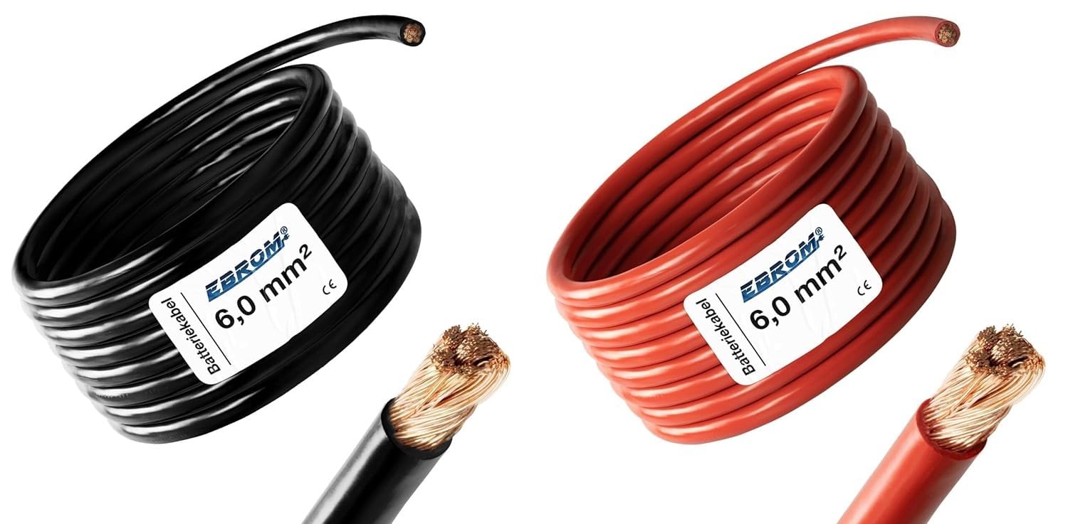 Auto Positivo E Negativo, Rosso E Nero, Cavi Di Avviamento Sulla Batteria Auto Gx026n - Foto 12