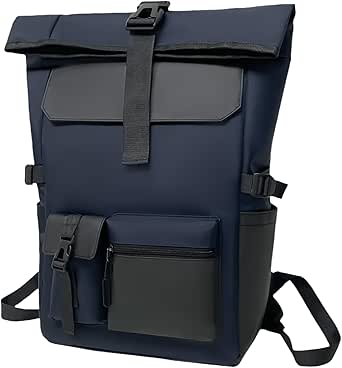Lekespring Rolltop Rucksack Wasserdicht - 17 Zoll Laptopfach, 16-20L Für Arbeit, Reisen & Uni