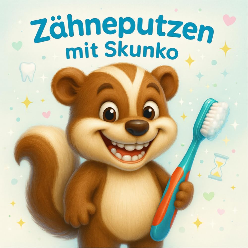Zähneputzen mit Skunko (Skunko lernt den Alltag)