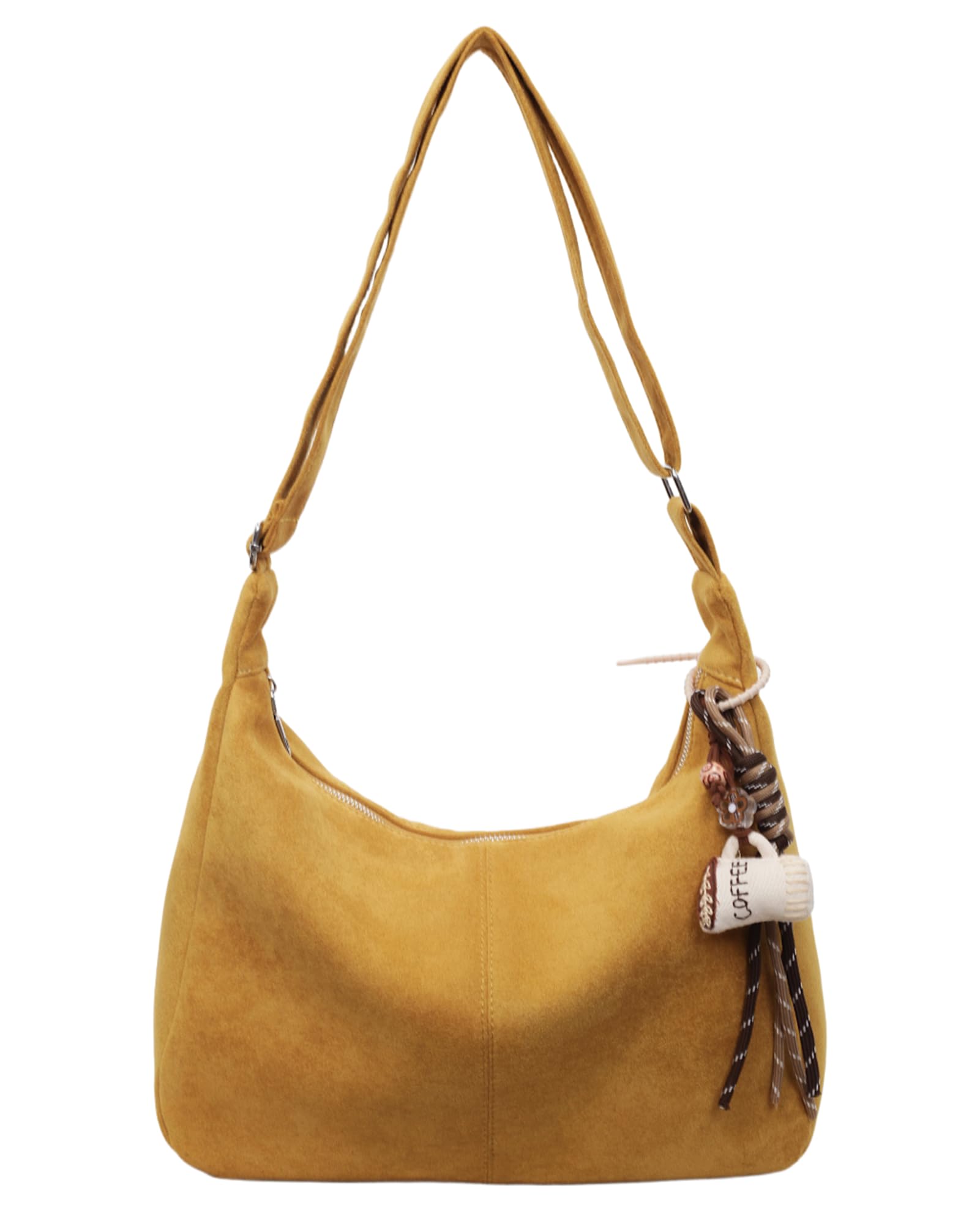 Micmores Umhängetasche Damen Kunstwildleder Handtasche Damen