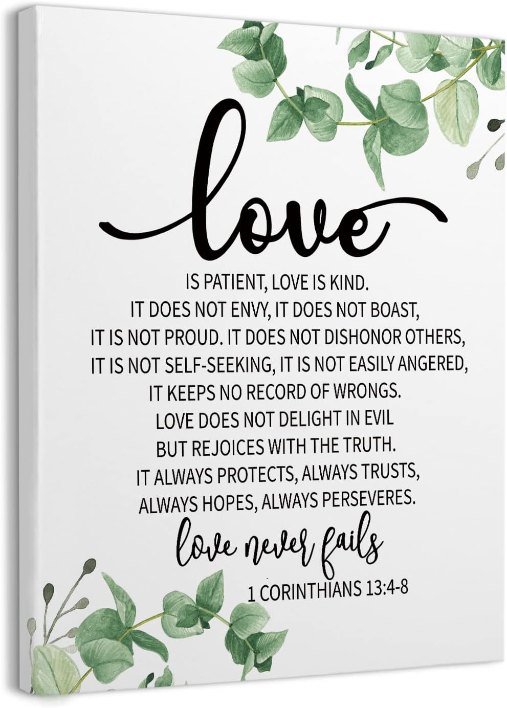 Bible Verse Love is Patient Love is Kind 1 Corinthians 134