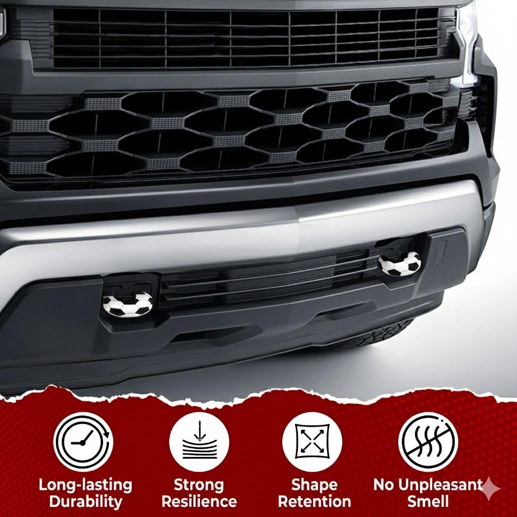 Tow Hook Cover Compatible with 2007-2024 Chevy Silverado 1500 Accessories,Front Tow Hook Cover-Tow Hitch Cover-Hitch Covers for Trucks Fit for 2007-2024 Chevrolet Silverado 1500 Accessories (Ball)