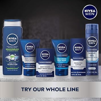 NIVEA Men Maximum Hydration Moisturizing Face Wash - Helps Prevent Dry Tight Skin - 5 fl. oz. Tube