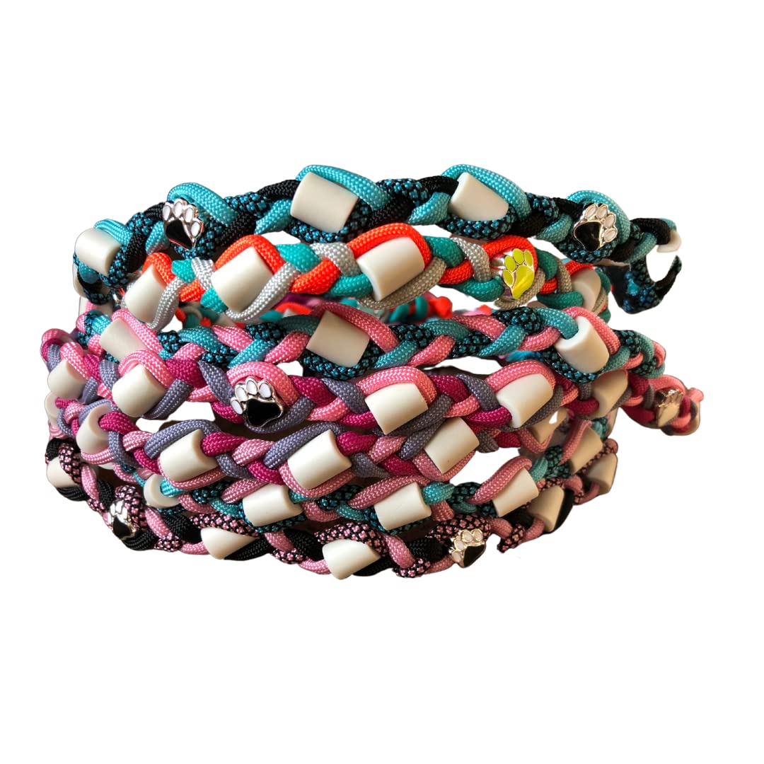 EM Keramik Halsband fr Hunde, mit/ohne Name, 60 ver. Farben, Flechten,  100.000 Varianten, Pftchen, Anker Beads, PetsGlamour : Amazon.de: Haustier