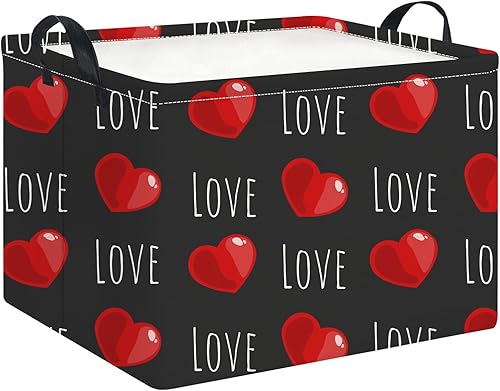 Miniatura 44 de Cesta de almacenamiento rectangular verde, cesta de ropa con asas, caja de almacenamiento plegable, cesta de regalo, decoración de habitación