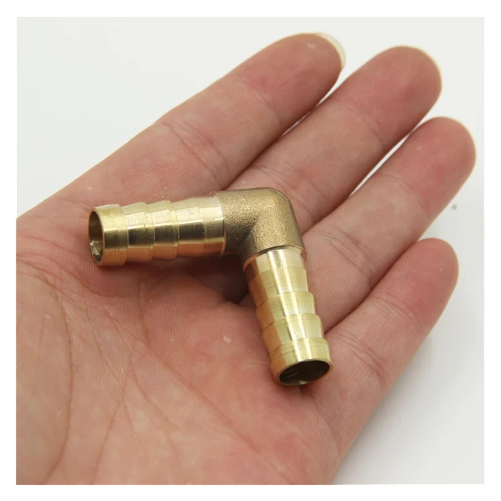 5 szt. mosiężnych łączników rurowych z kolcami do węży miedzianych o średnicy 4 mm, 6, 8, 10, 12, 16 i 19(OD 12MM-8MM)