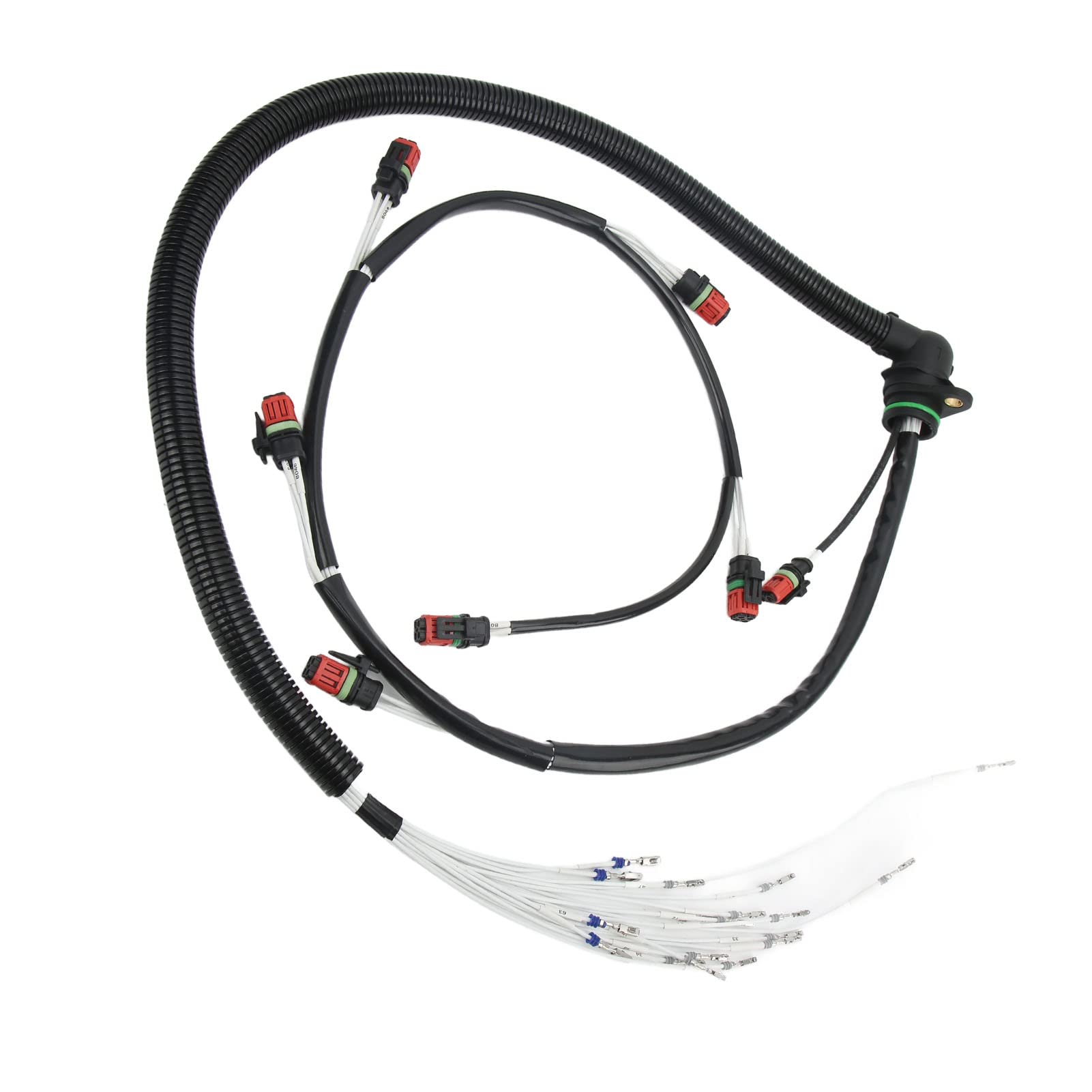 Tbest Arnés de Cables del Inyector del Motor, Arnés de Cables del Inyector de Combustible del Motor 22347607 Reemplazo de Alto Rendimiento para FM FH Truck