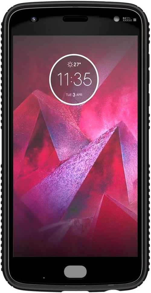 Nеw Arrіvаlѕ Speck Products Presidio Grip Cell Phone Case for Moto Z2 Force Edition, Black/Black