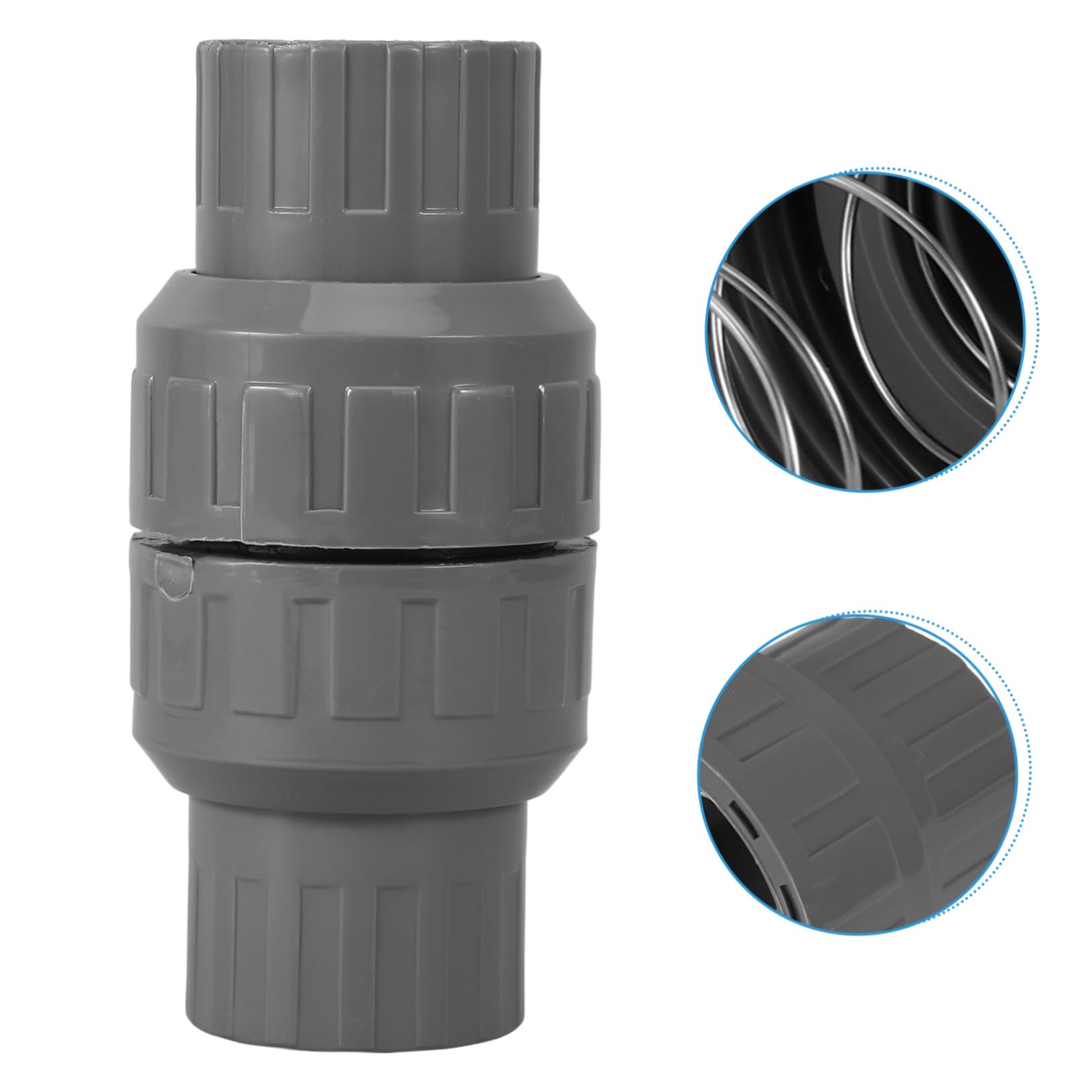 Clapet Anti-retour D'eau Pvc pour Tuyau 32mm, Raccord de Plomberie | Vanne Anti-retour, Installation Facile, Accessoire de Tuyauterie pour Limiter le Refoulement
