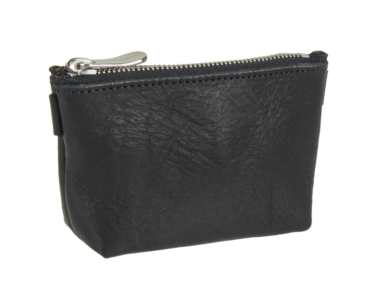 Sonnenleder Schlüsseletui Leder Schlüsseltasche in Schwarz für Damen und Herren